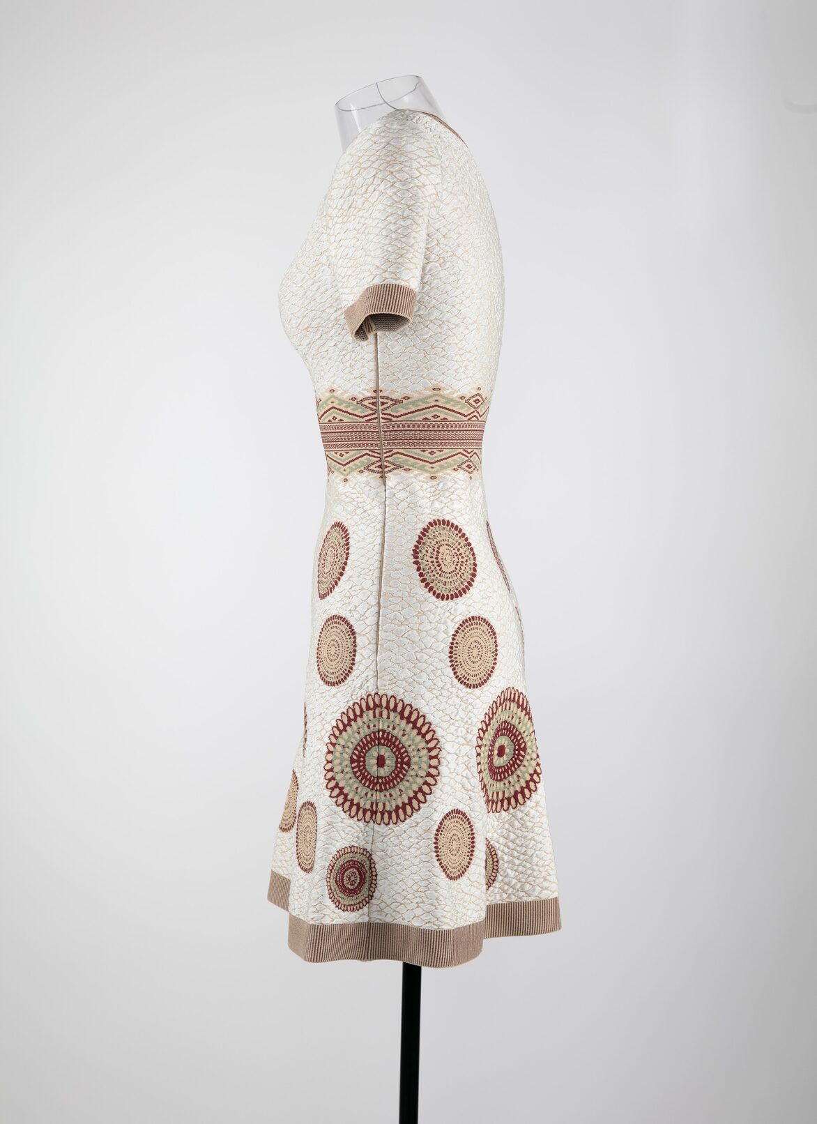 Dresses ALAÏA WHITE/BURGUNDY DRESSES